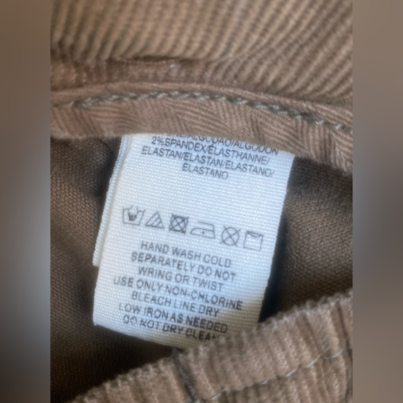 free people corduroy super bell bottoms thin wake brow sz. 30 - Picture 12 of 13